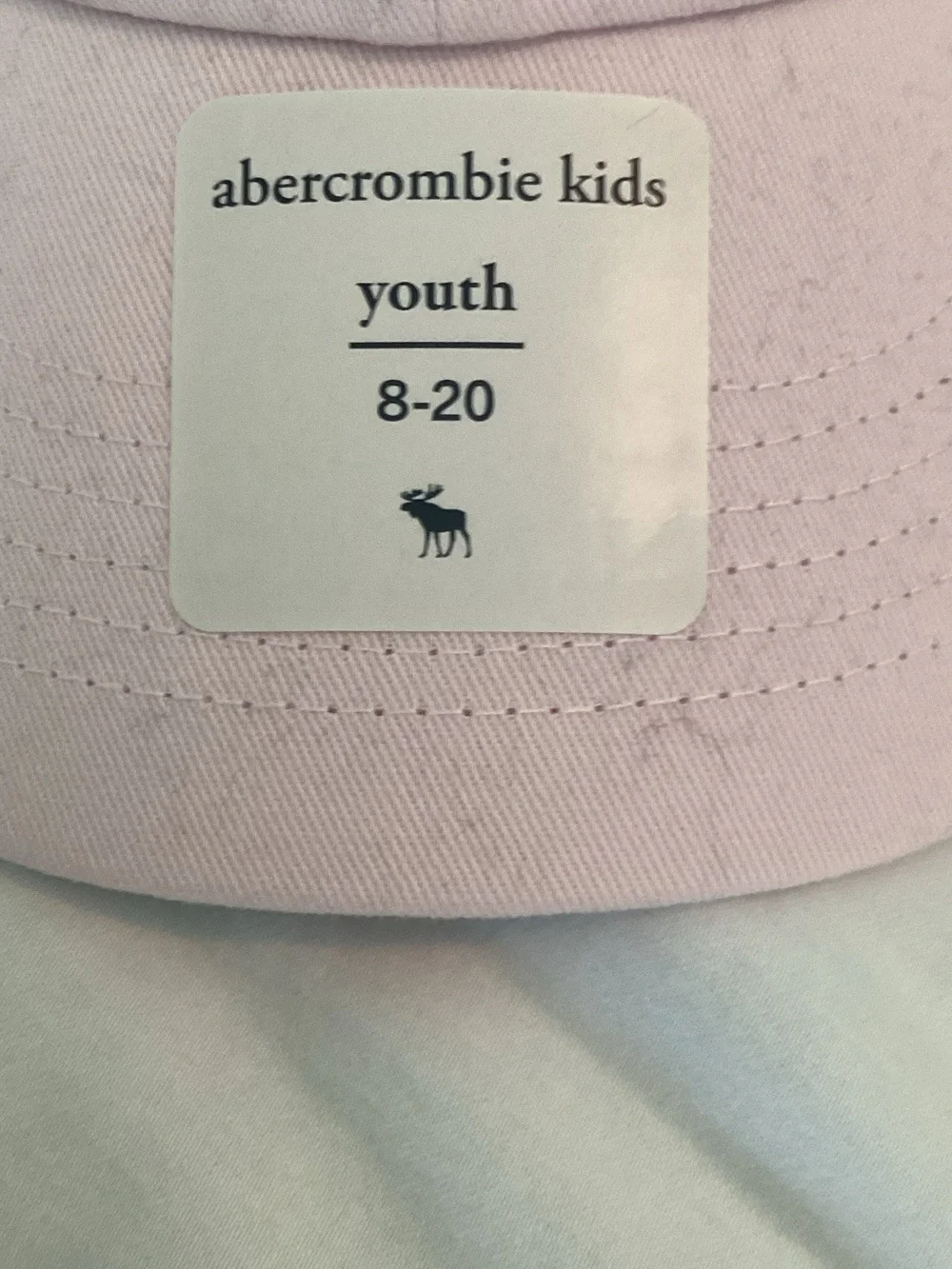 Abercrombie & Fitch Kids Light Pink Baseball Cap